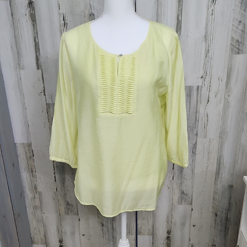 Chico's Light Yellow Blouse